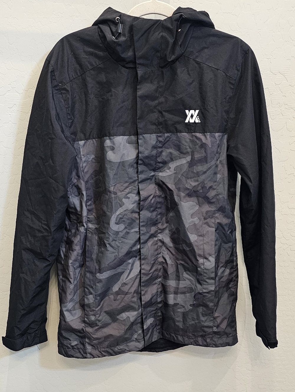 DIXXON Black and Gray Camo Hooded Jacket
